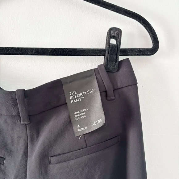 Aritzia NWT The Effortless Pant Lo-Rise Crepette Trousers Bottoms Tailored - Picture 7 of 8